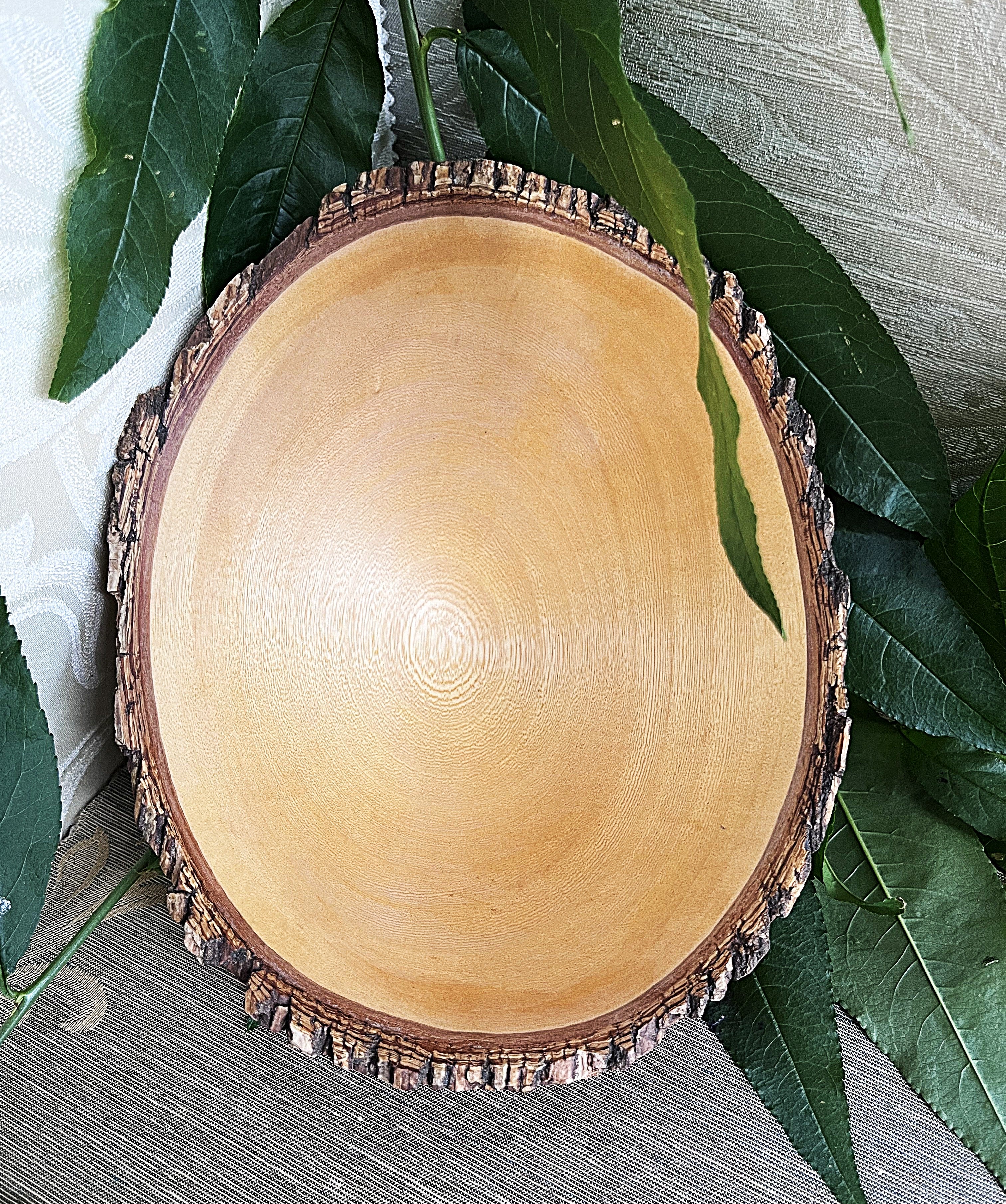 Carved Wood: Jacaranda Wood Hand-Turned Bowl
