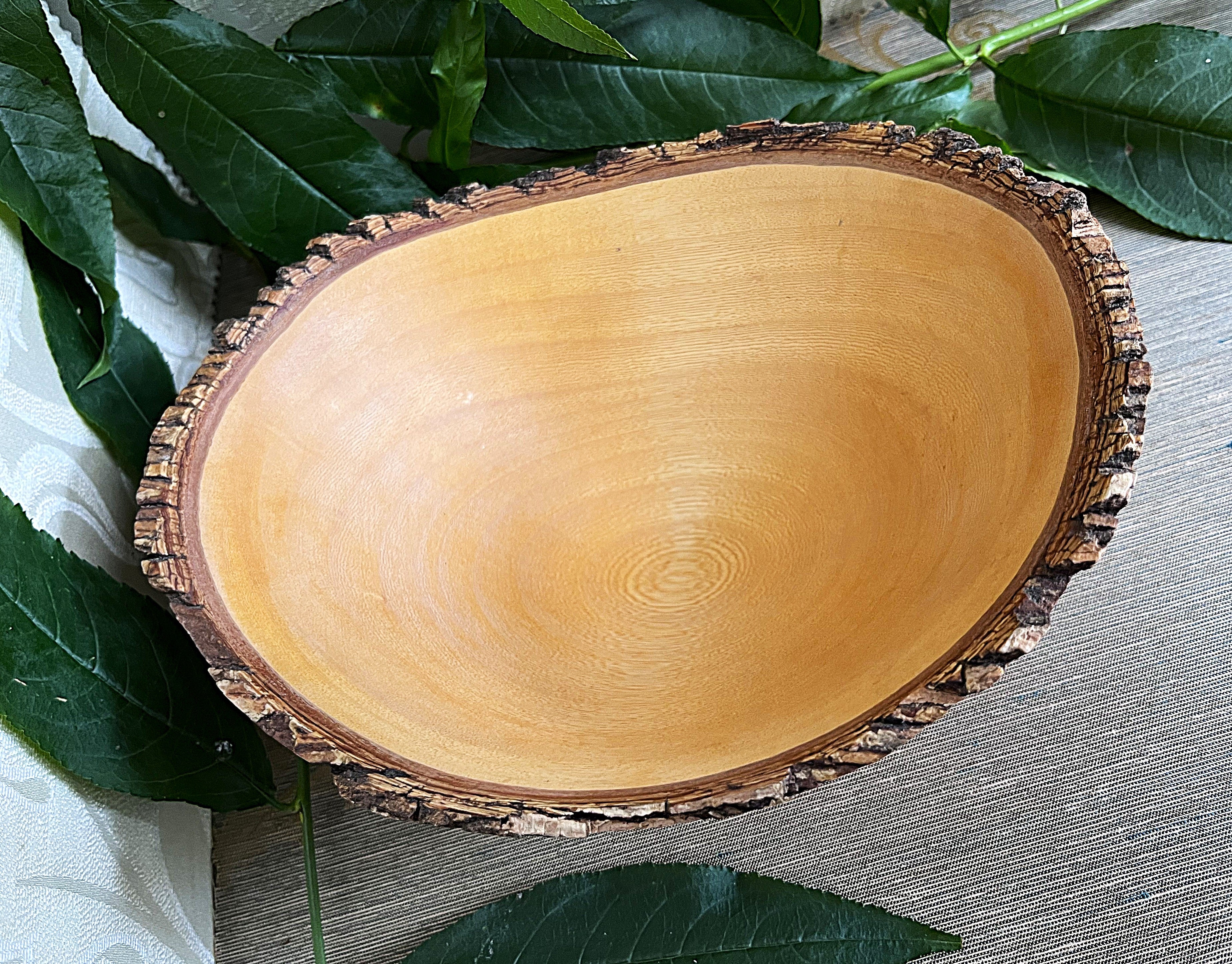Carved Wood: Jacaranda Wood Hand-Turned Bowl
