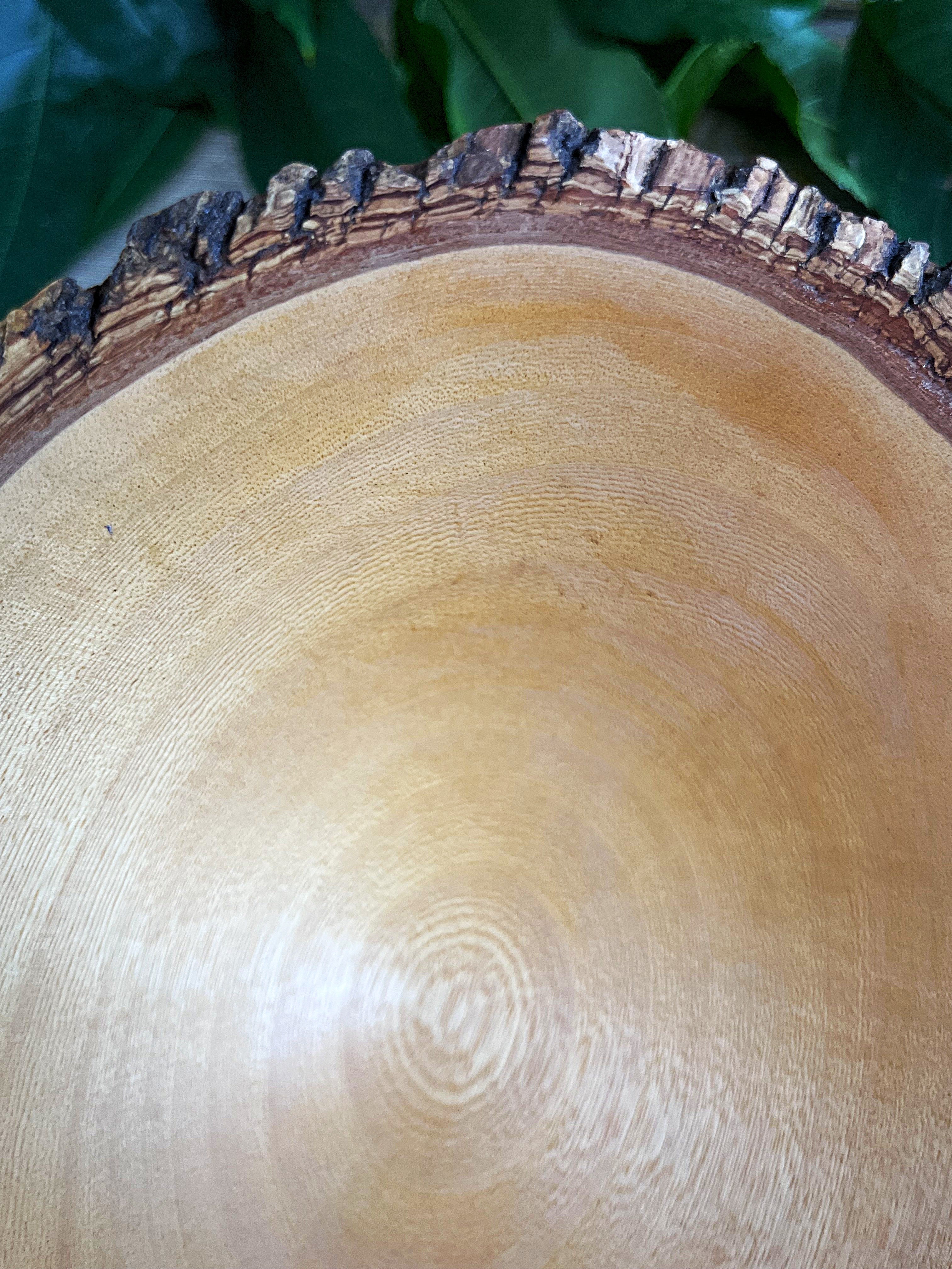Carved Wood: Jacaranda Wood Hand-Turned Bowl