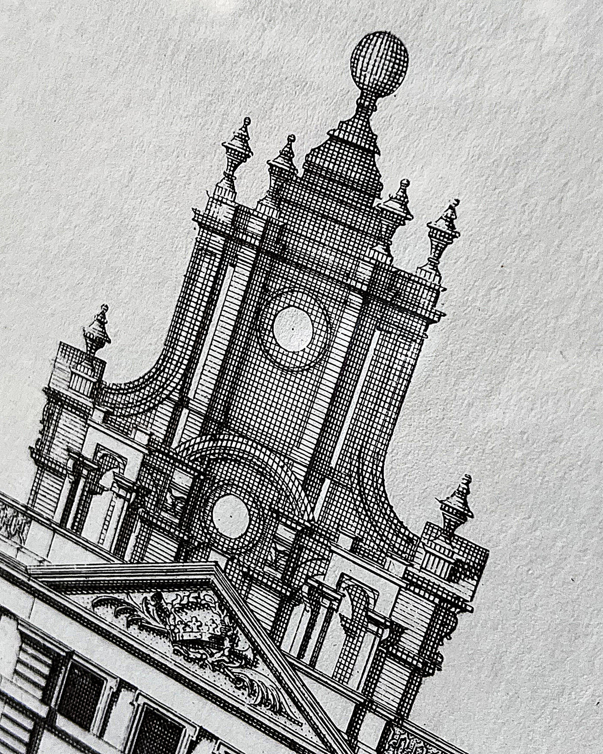 Original Prints: Antique c.1715–1725 Colen Campbell Vitruvius Britannicus Blenheim Palace Engraving