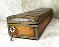 Wooden Boxes: Dutch Colonial Indo-Portuguese Dome-Top Document Box Circa 1850–1880