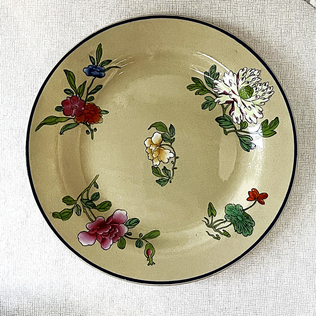 Decorative Plates: Wedgwood Drabware “Oriental 1810” Antique Ironstone Plate (22cm)