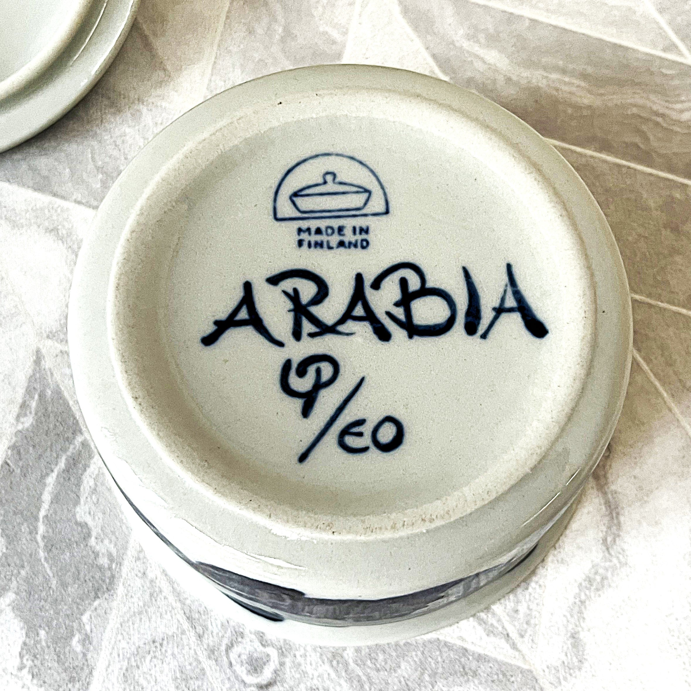 Tableware: Arabia Finland Anemone Sugar Bowl