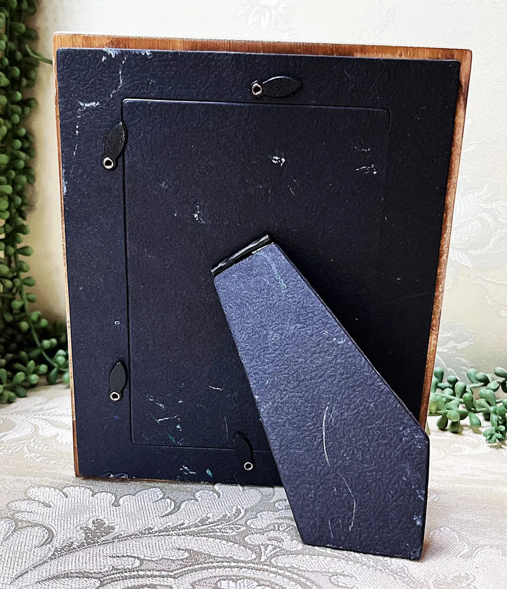 Frames: Ornate Silver Painted Wood Floral Photo Frame