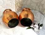 Copper Décor: Mid-Century Copper Spun Brandy Goblets, 2