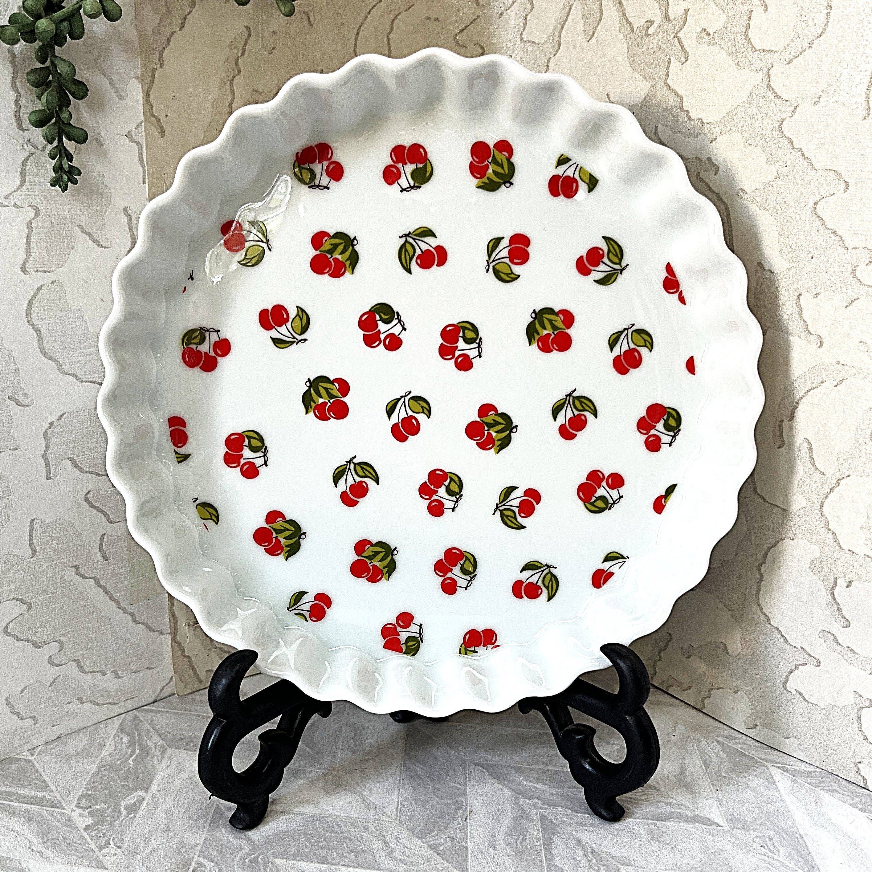 Baking Dish: Pillivuyt France L'Hirondelle, Cherry Tart Dish