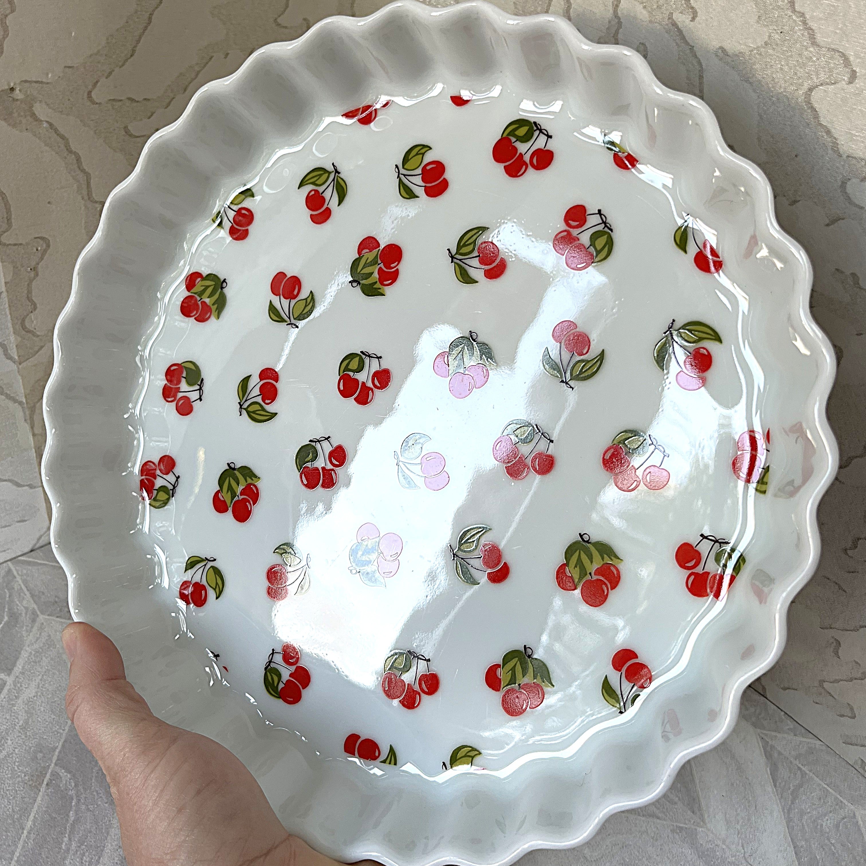 Baking Dish: Pillivuyt France L'Hirondelle, Cherry Tart Dish
