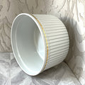 Soufflé Dish: Royal Worcester Porcelain Ribbed Soufflé, Small