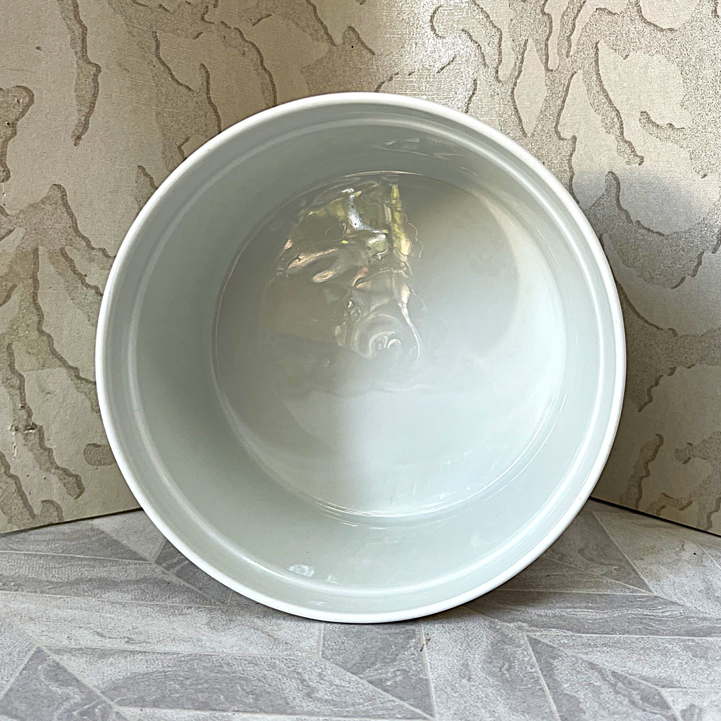 Soufflé Dish: Royal Worcester Porcelain Ribbed Soufflé, Small