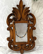 Jewellery: Artisan Bronze Baroque Freshwater Pearl & Picture Jasper Gemstone Necklace