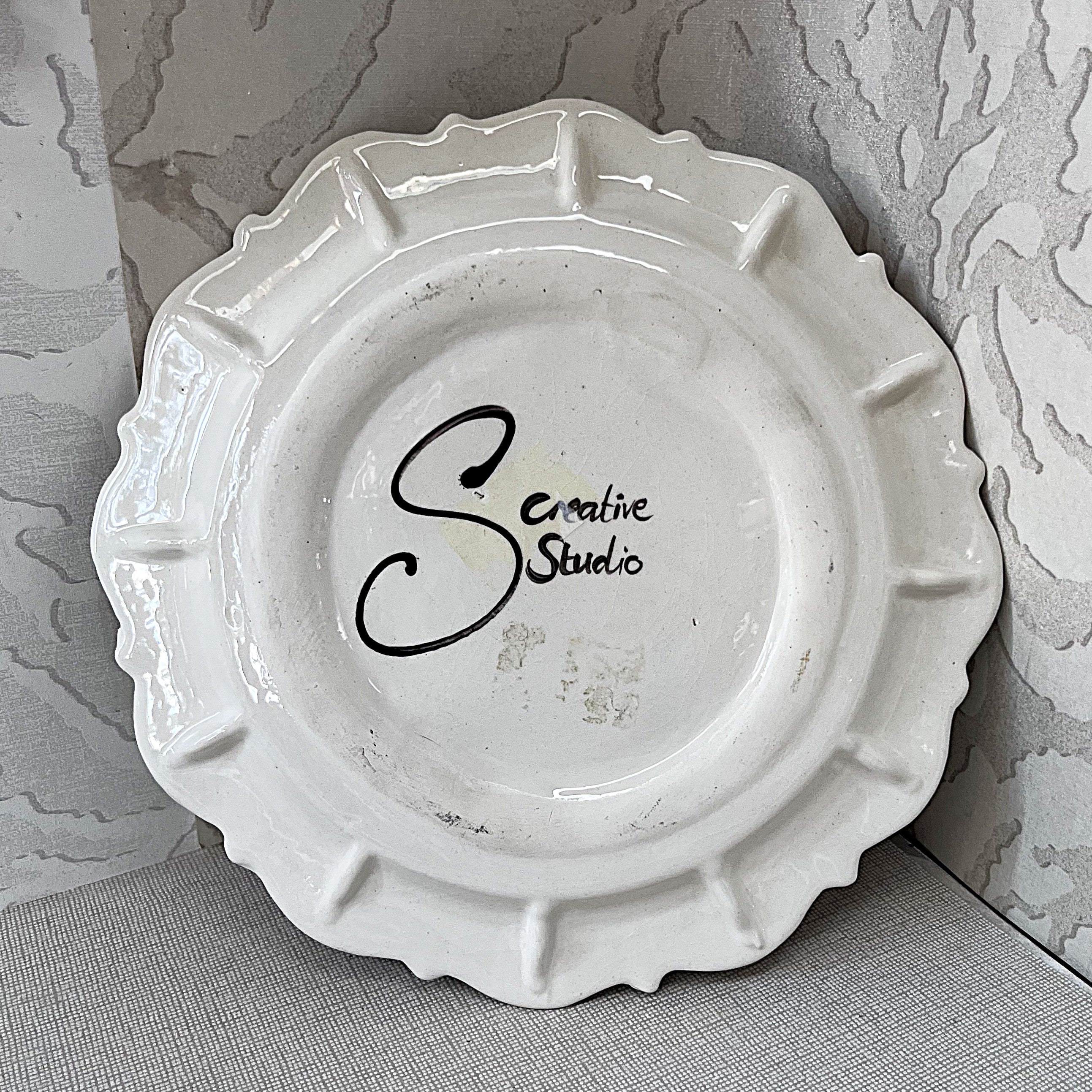 Plates: Artisanal Charger, Protea Design