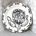 Plates: Artisanal Charger, Protea Design