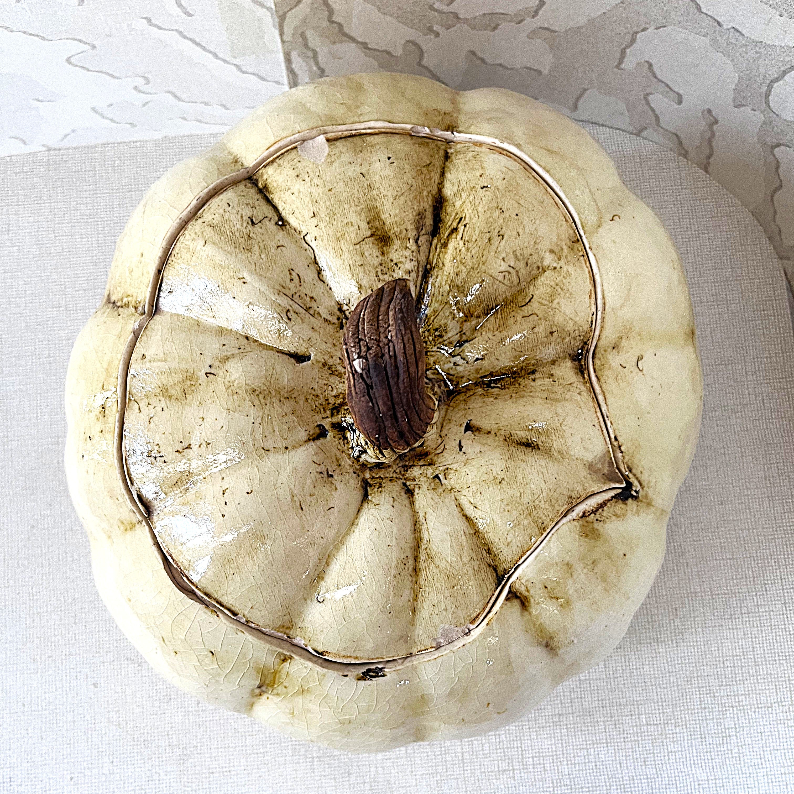 Studio Pottery: Organic Sculptural Pumpkin Storage Jar