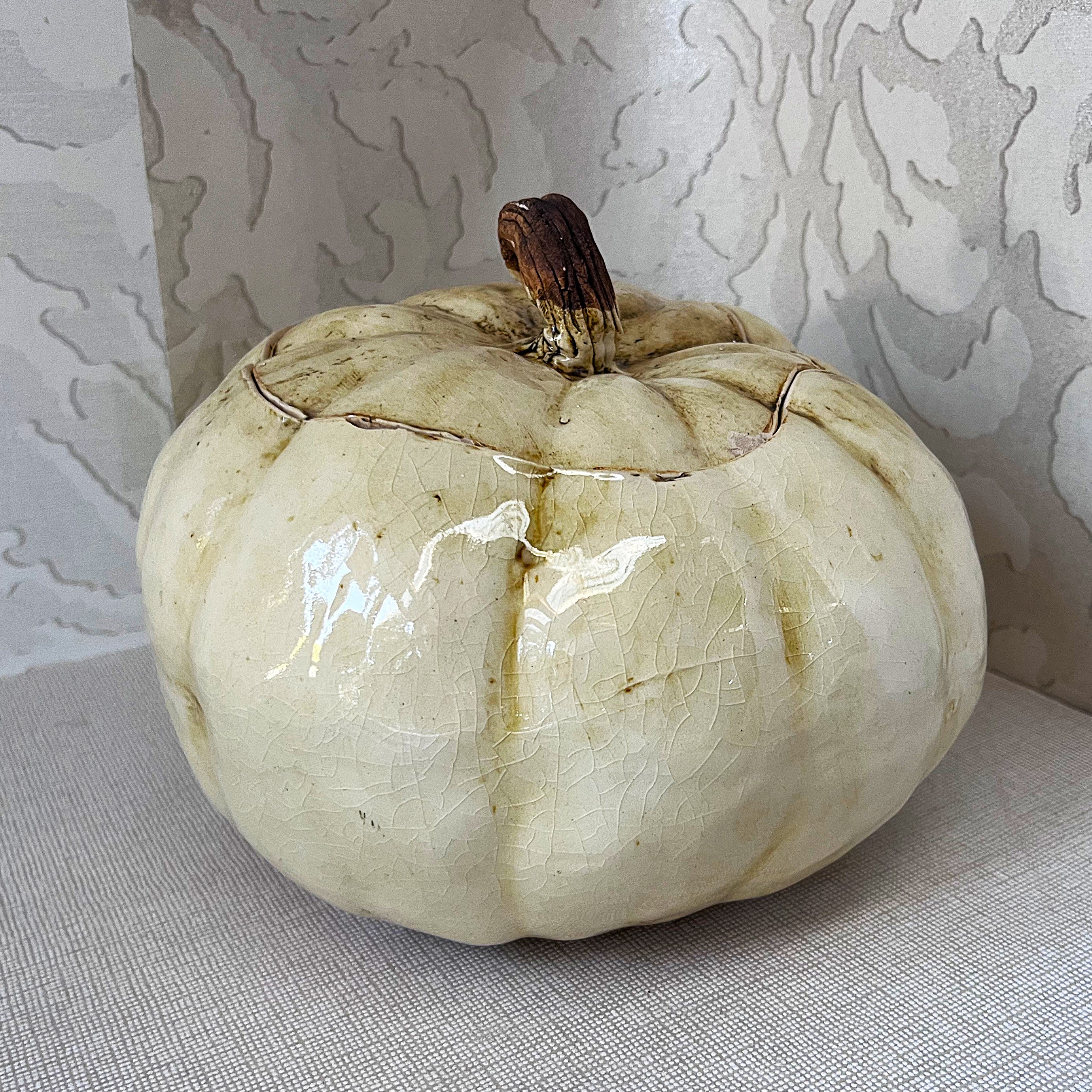 Studio Pottery: Organic Sculptural Pumpkin Storage Jar