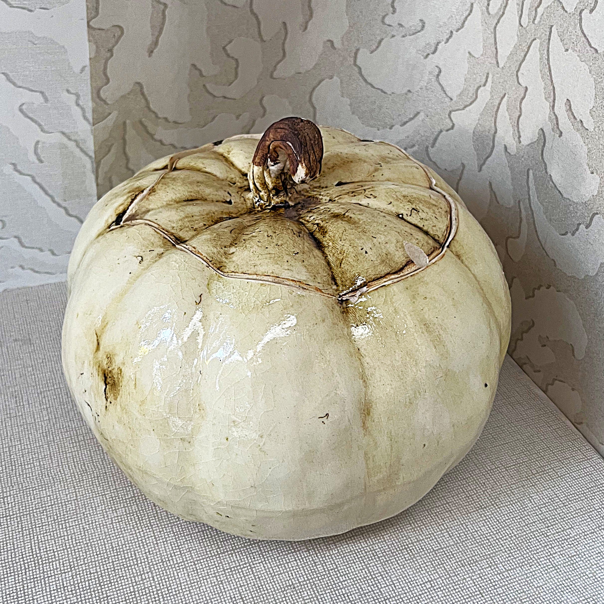 Studio Pottery: Organic Sculptural Pumpkin Storage Jar