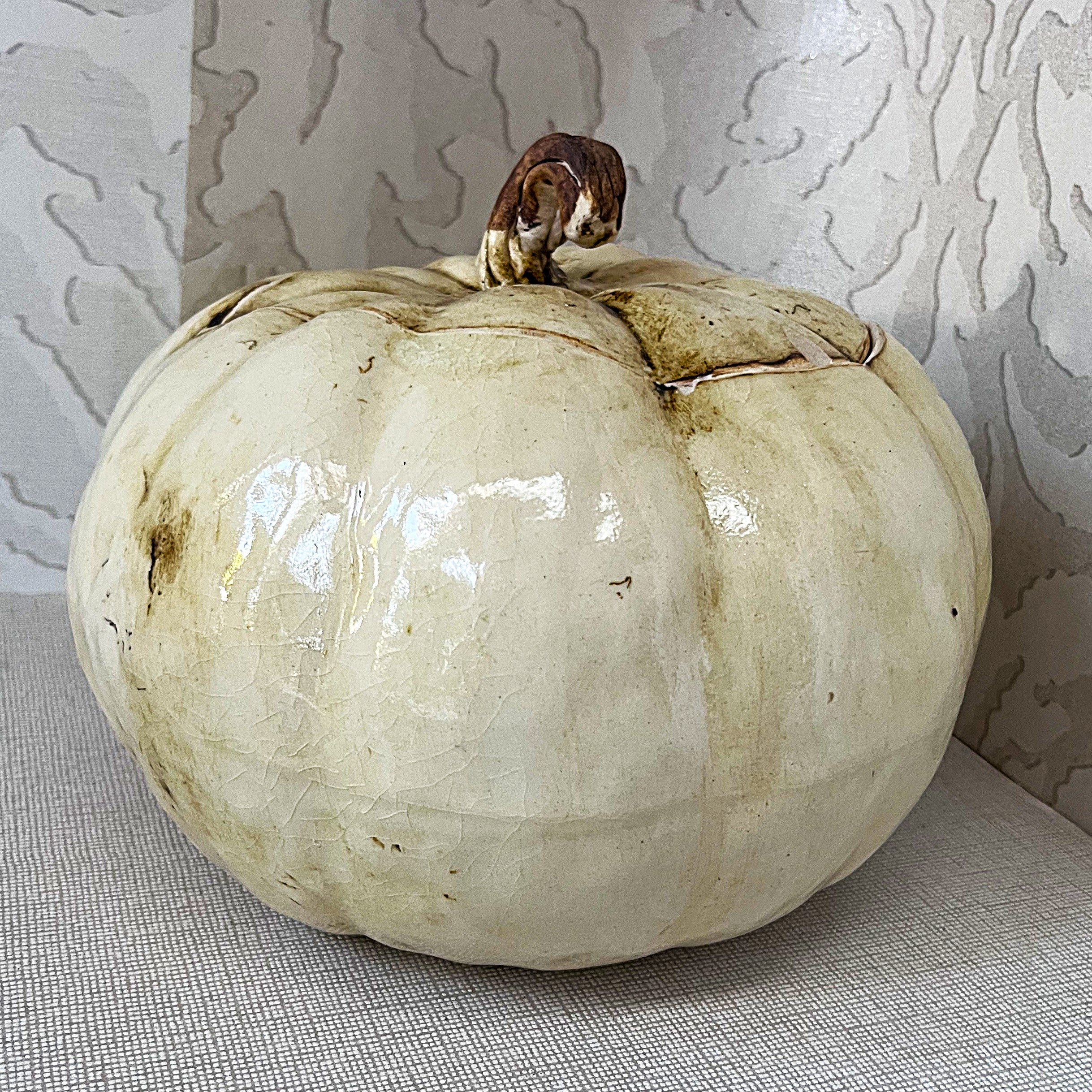 Studio Pottery: Organic Sculptural Pumpkin Storage Jar