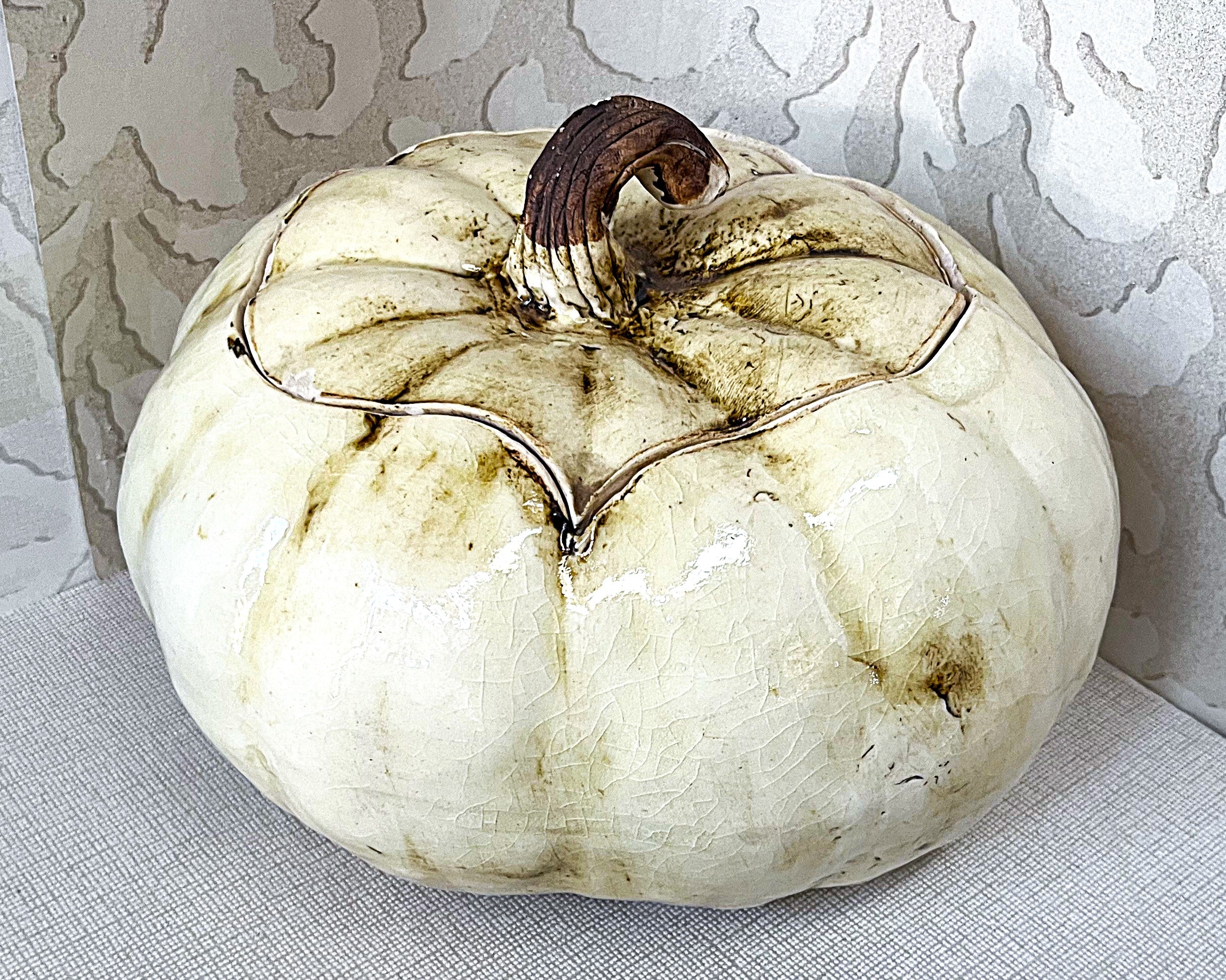Studio Pottery: Organic Sculptural Pumpkin Storage Jar
