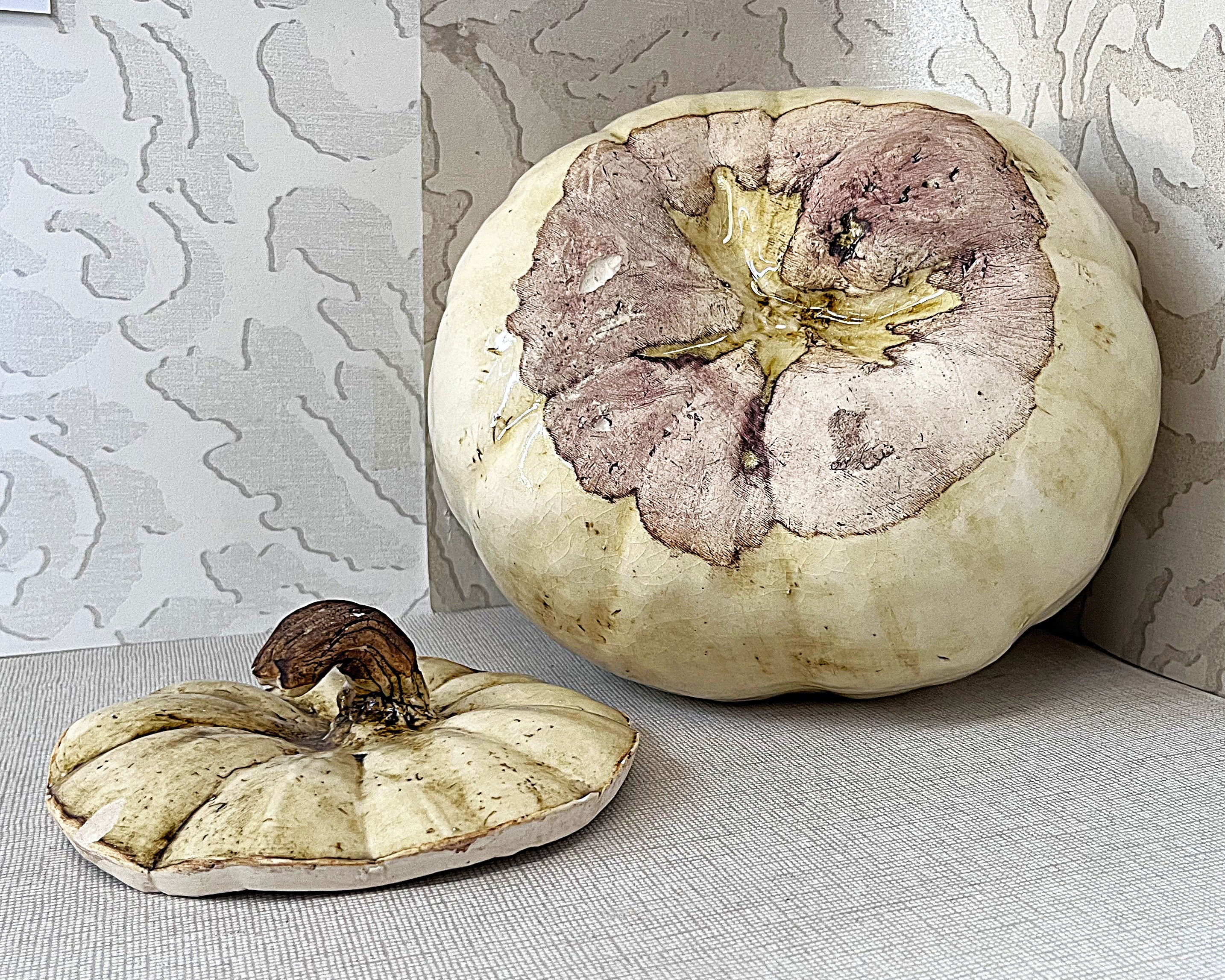 Studio Pottery: Organic Sculptural Pumpkin Storage Jar
