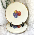 Decorative Plates: Thomas Germany Rosenthal Fruit Motif Cabinet Plates, 2
