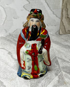 Figurines: Chinese Porcelain Sanxing Lucky Gods Set — Fu Lu Shou Figurines