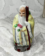 Figurines: Chinese Porcelain Sanxing Lucky Gods Set — Fu Lu Shou Figurines