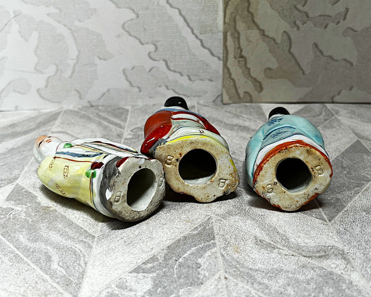 Figurines: Chinese Porcelain Sanxing Lucky Gods Set — Fu Lu Shou Figurines