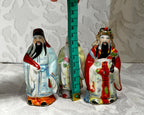 Figurines: Chinese Porcelain Sanxing Lucky Gods Set — Fu Lu Shou Figurines