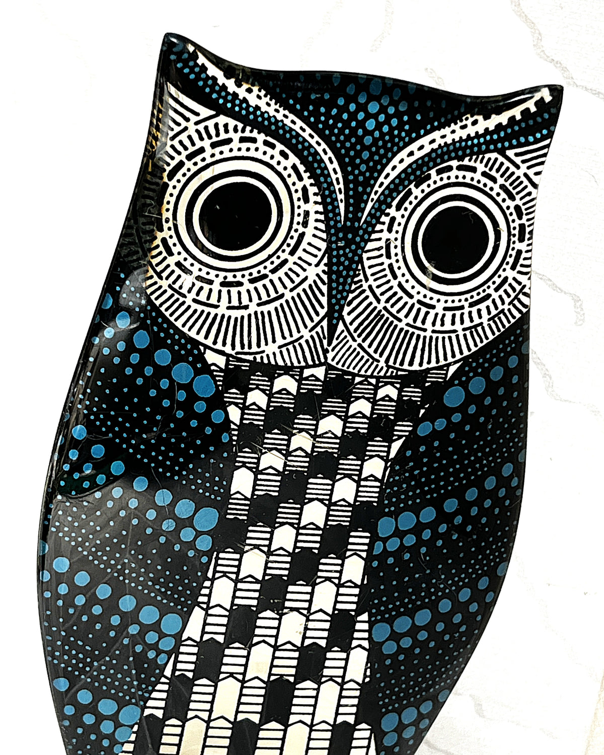 Brazilian: Abraham Palatnik Op Art Lucite Owl Sculpture