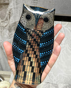 Brazilian: Abraham Palatnik Op Art Lucite Owl Sculpture