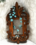 Jewellery: Southwestern Matrix Turquoise & Heavy Artisan Trade Disc Opera Necklace