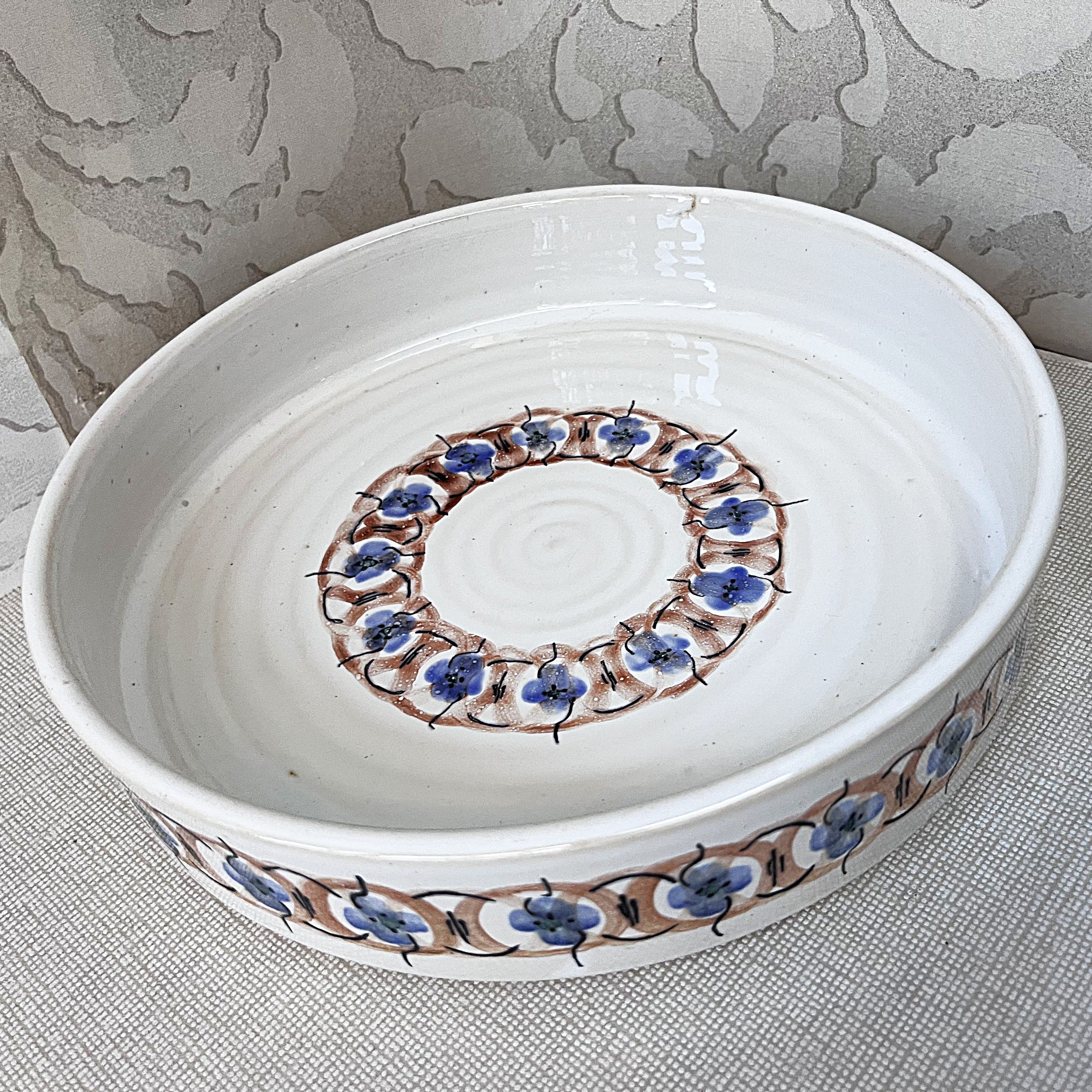 TOJ "The Old Jar": Studio Pottery Stoneware Serving Bowl