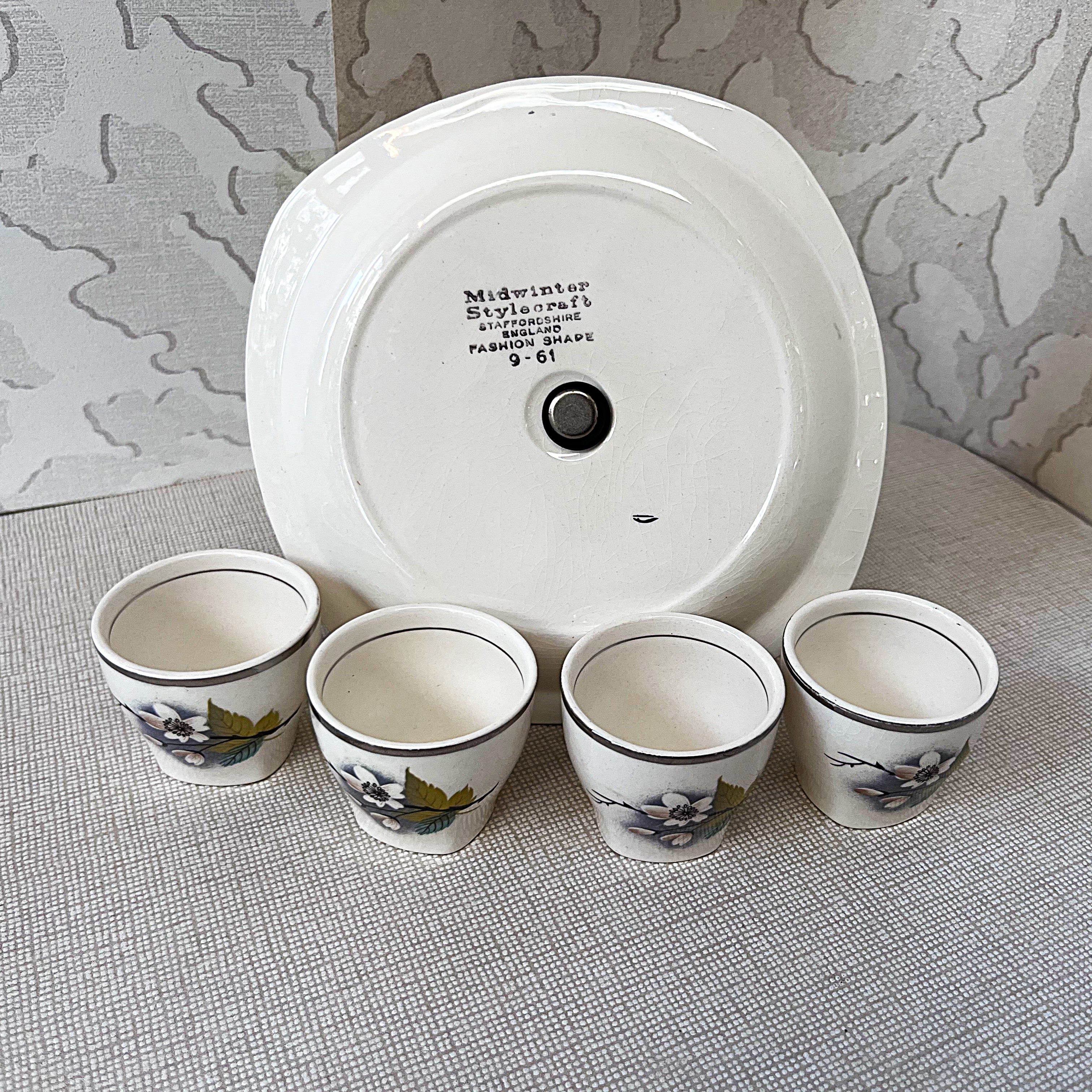 Breakfast Table: Midwinter Stylecraft Egg Cup Service Set