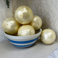 Decorative Spheres: Hollywood Regency Capiz Shell Orbs, 8