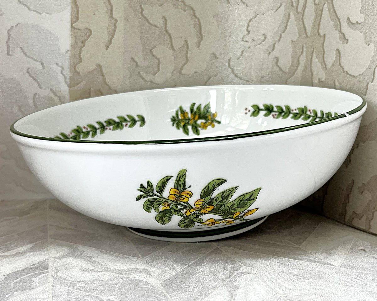 Dinnerware: Wiesenthal Porzellan Germany "Herb Garden" Basil Salad Bowl