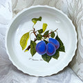 Baking Dish: Portmeirion Pomona L'Imperatice Plum Flan Tart Dish