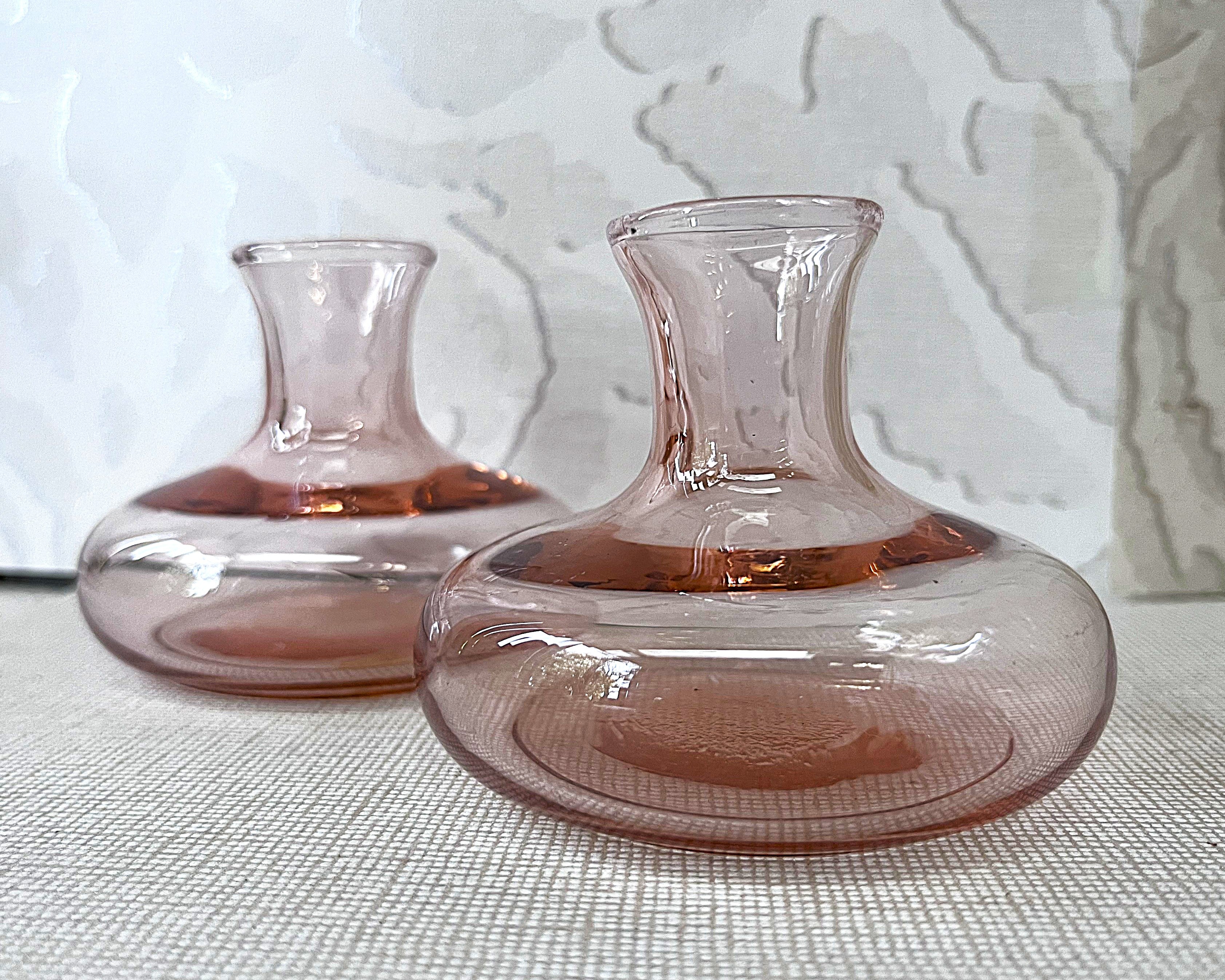 Bud Vases: Swedish Onion-Shape Bud Vase, Pair