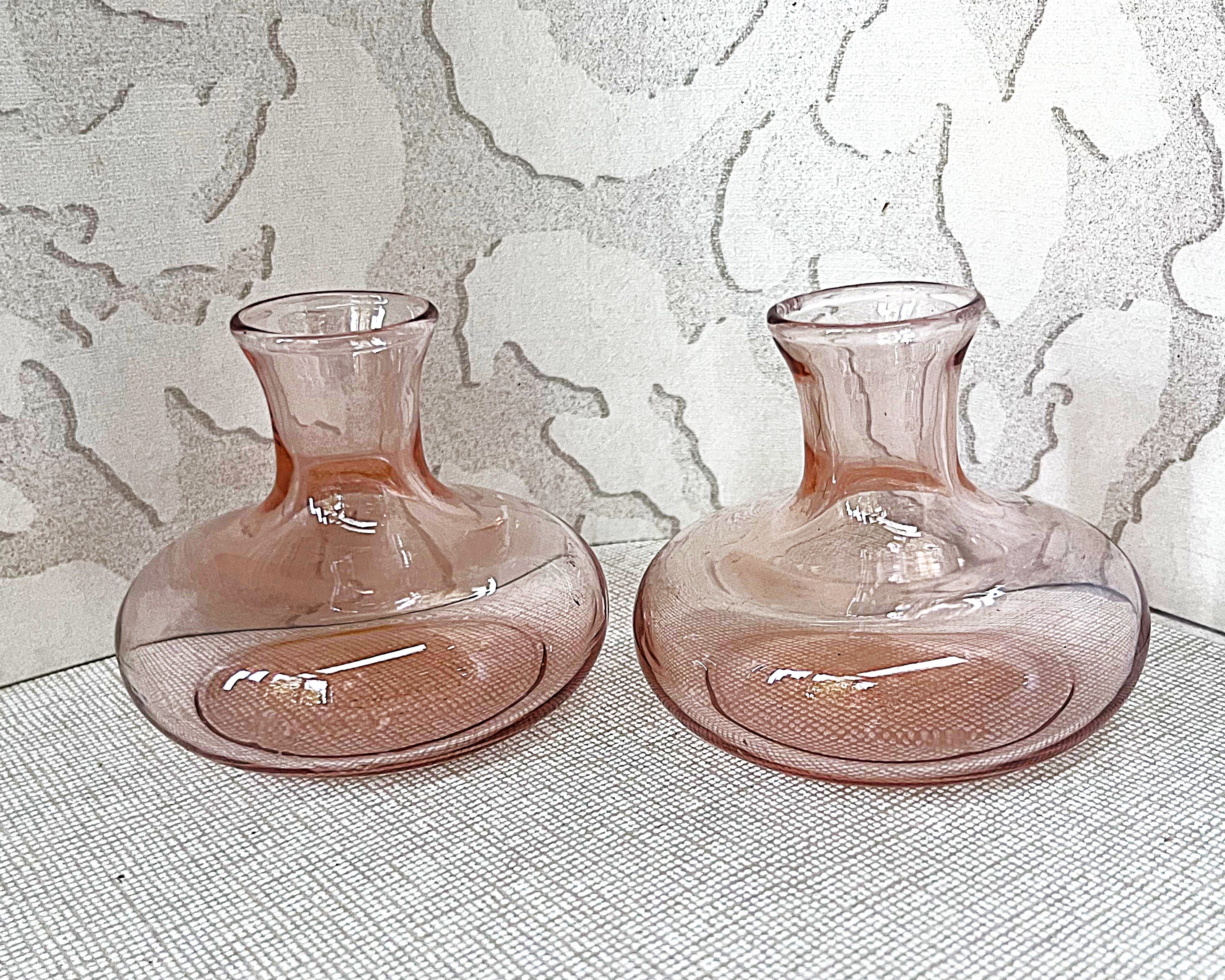 Bud Vases: Swedish Onion-Shape Bud Vase, Pair