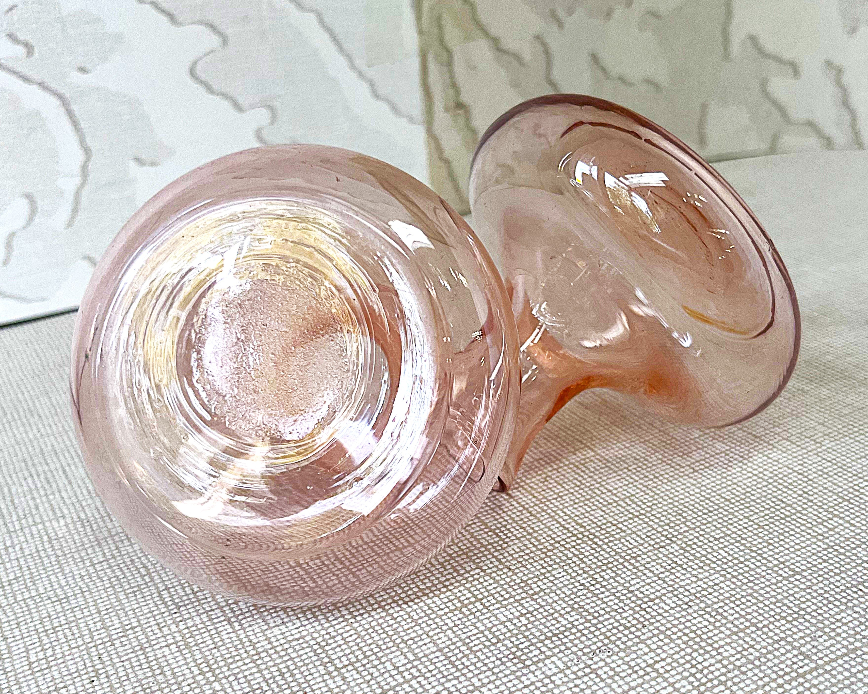 Bud Vases: Swedish Onion-Shape Bud Vase, Pair