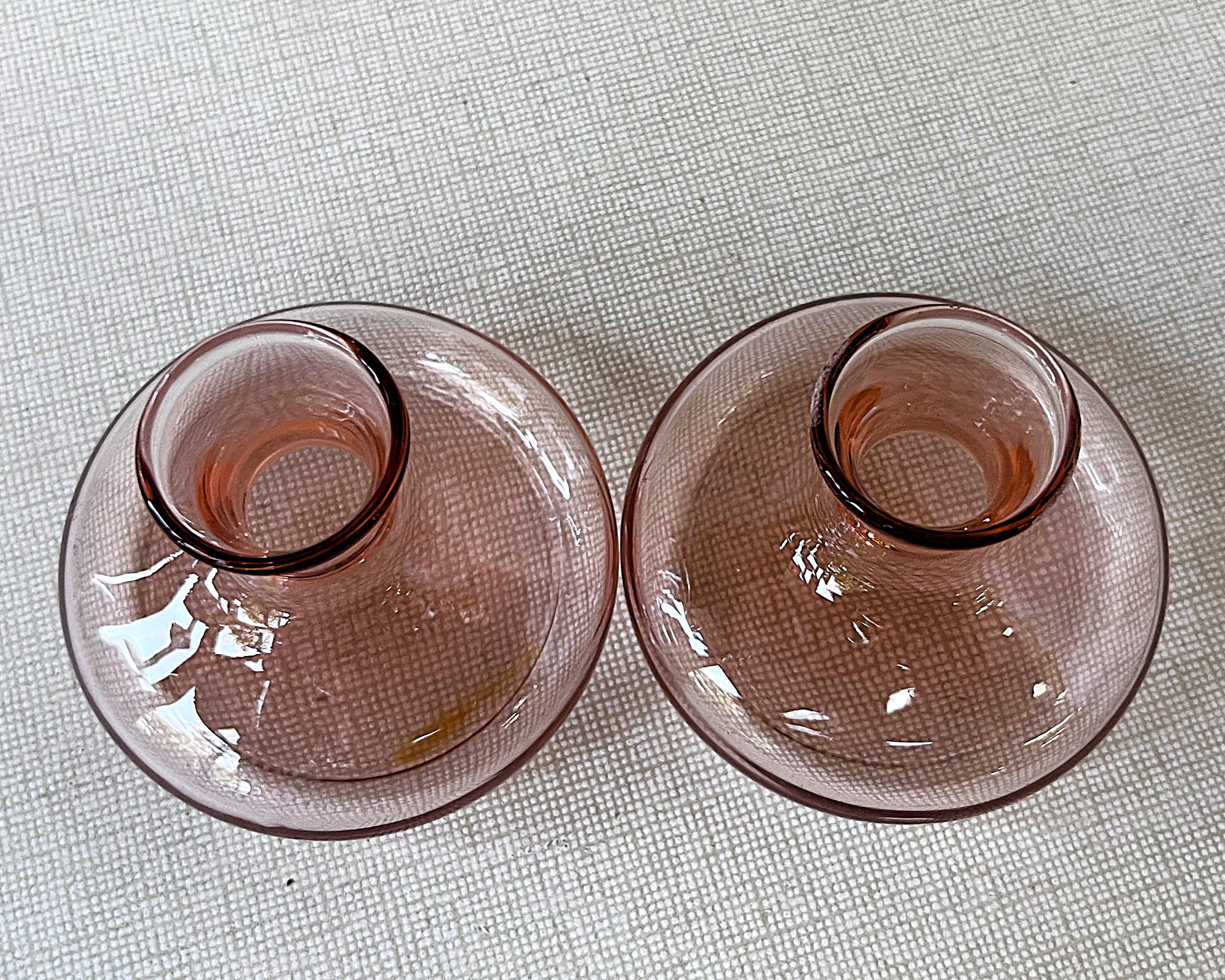 Bud Vases: Swedish Onion-Shape Bud Vase, Pair