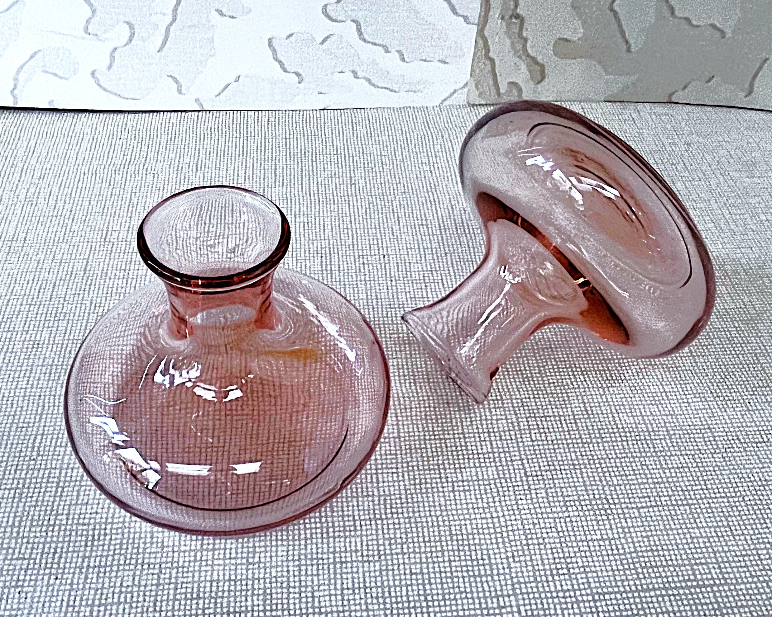 Bud Vases: Swedish Onion-Shape Bud Vase, Pair
