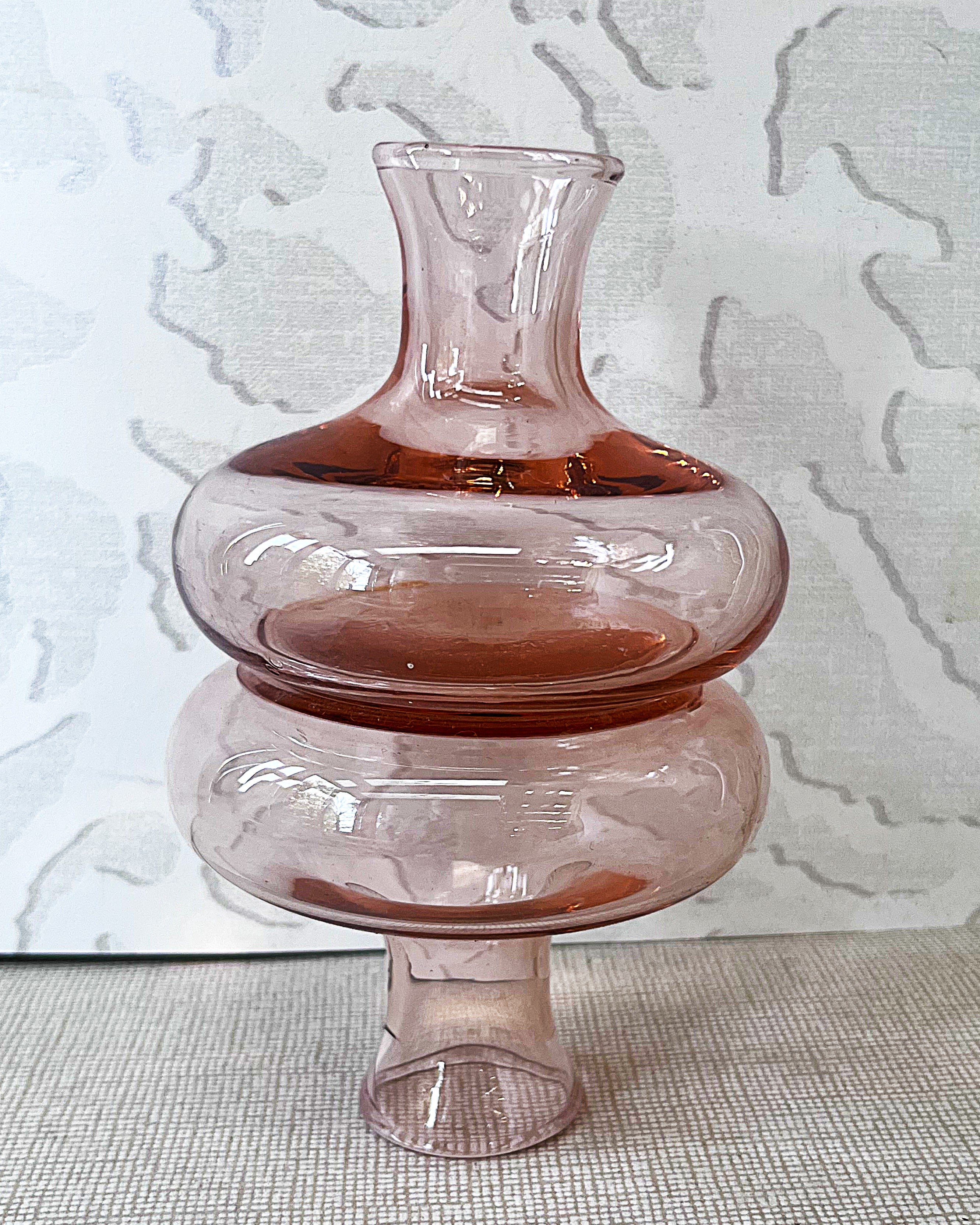 Bud Vases: Swedish Onion-Shape Bud Vase, Pair