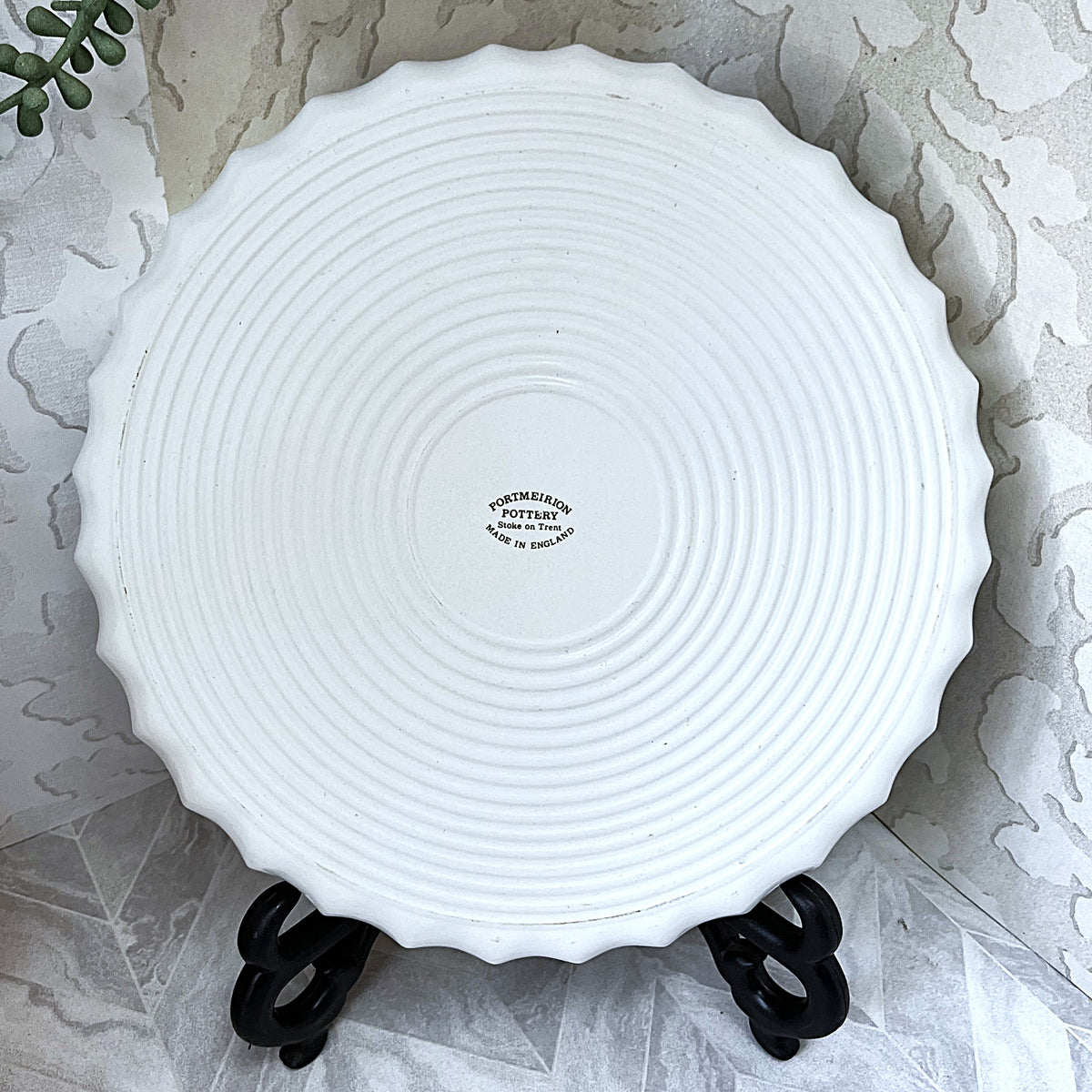 Baking Dish: Portmeirion Pomona Grimwood's Royal George Peach Flan Tart Dish