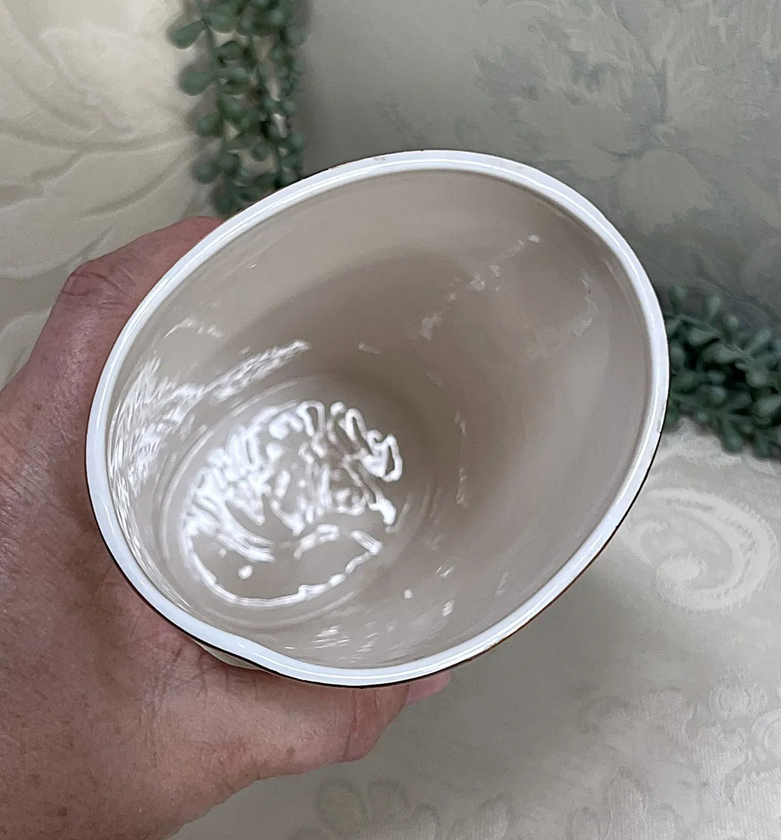 Vases: Murray Feiss Fine Porcelain Botanical Cylinder Vase
