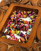 Jewellery: Balinese Multi-Colour Crystalline Mother-of-Pearl Opera Strand
