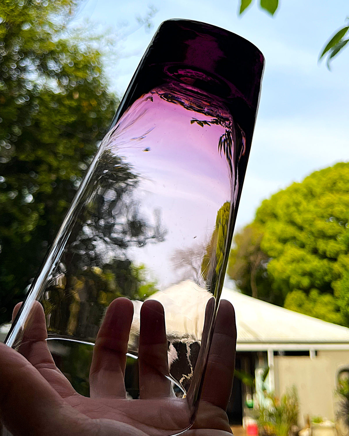 Drinkware: Empoli Amethyst Purple Highball Tumblers, 4