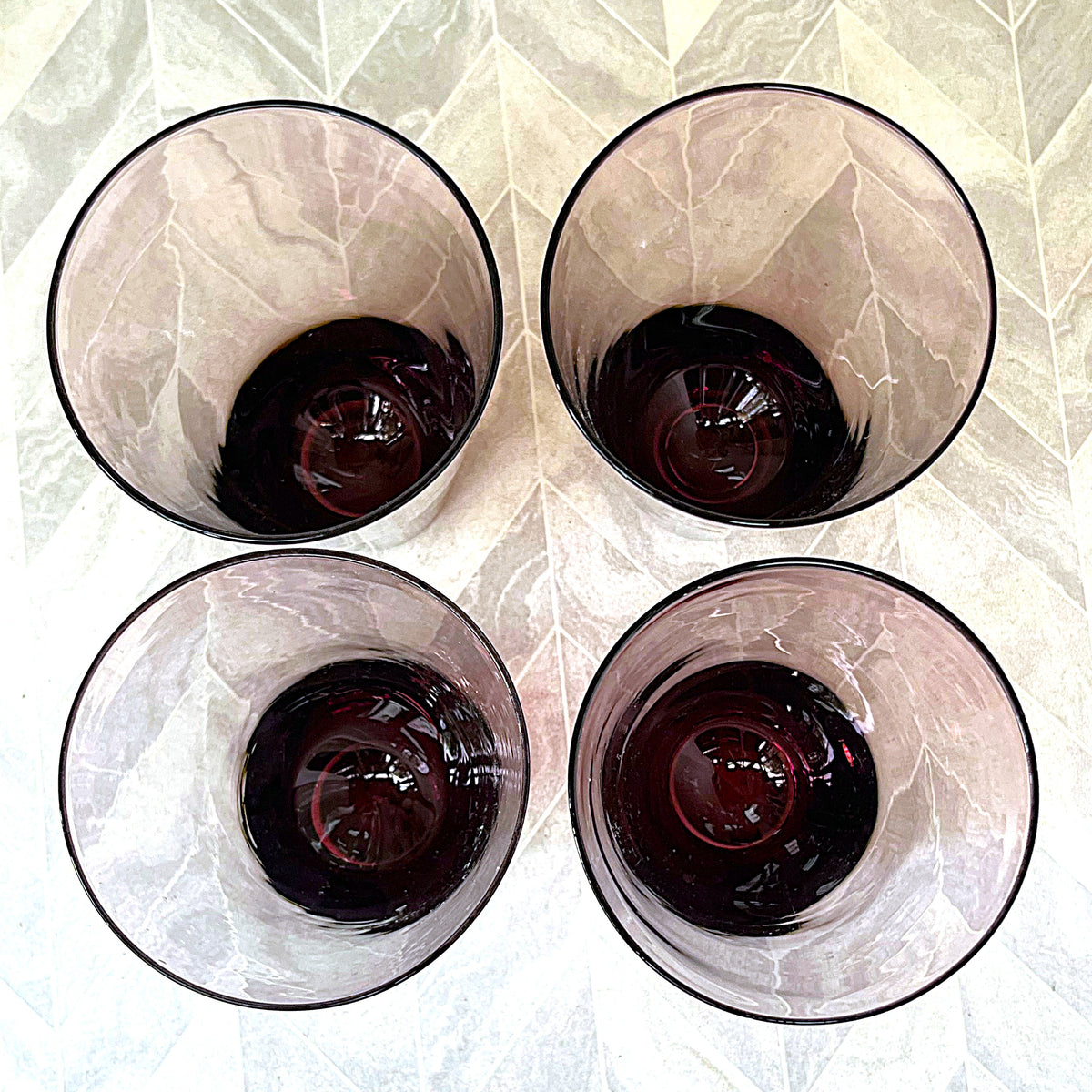 Drinkware: Empoli Amethyst Purple Highball Tumblers, 4