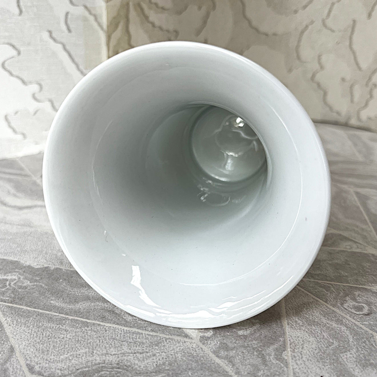Vases: Kaiser West Germany "Simone" Porcelain Trumpet Vase