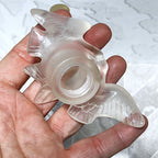 Perfume Bottle: Nina Ricci "L'Air du Temps" Vanity Bottle with Twin Doves Topper