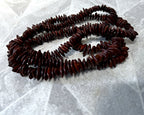 Jewellery: Leucaena "Jumbie Bead" Natural Seed Pod Multi-Wrap Opera Statement Strand