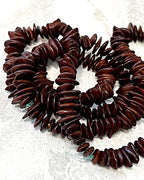 Jewellery: Leucaena "Jumbie Bead" Natural Seed Pod Multi-Wrap Opera Statement Strand